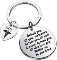 expressing gratitude to dpt doctor of physical therapy with feelmem graduation gift keychain: cherish every memory logo