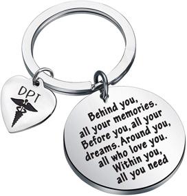img 4 attached to Expressing Gratitude to DPT Doctor of Physical Therapy with FEELMEM Graduation Gift Keychain: Cherish Every Memory
