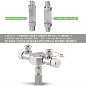 img 3 attached to CO2 Splitter Regulator Valve Distributor Needle Fine Adjusting Valve for Aquarium Plant CO2 Tank by Decdeal