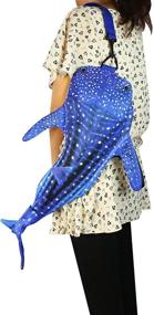 img 1 attached to 🐋 Blue/White Pealra Whale Shark Bag - Optimized for SEO, in One Size