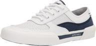 sperry mens soletide sneaker white men's shoes logo