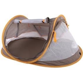 img 2 attached to kilofly большая палатка для путешествий на пляже для малышей с мгновенным складным дизайном, защитой UPF 35+ и 2 колышками для улучшенной стабильности