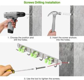 img 1 attached to 🧲 Stainless Adhesive Storage Organizer with Mounting Capability