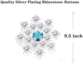 img 2 attached to Rhinestone Decorative Snowflakes Embellishments Accessories