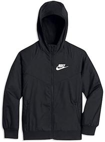 img 1 attached to 🧥 NIKE Sportswear Windrunner Jacket White: Boys' Clothing in Jackets & Coats - Perfect Athletic Outerwear for Style and Comfort