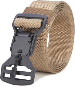 img 4 attached to 👖 Tactical Adjustable Magnetic Men's Belts by ANDY GRADE - Enhanced Accessory Line