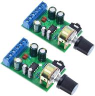 🔊 hiletgo 2pcs tda2822m dc 1.8-12v 2.0 channel stereo amplifier mini aux audio amplifier board module amp for arduino: boost your audio experience with this versatile amplifier module! logo