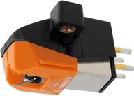 🎵 аудио-техника at-vm95en двойная магнитная катушка для проигрывателя виниловых пластинок оранжевого цвета: раскройте свой аудио-опыт! логотип