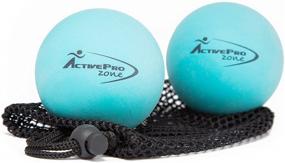 img 4 attached to 🔴 ActiveProZone Therapy Massage Ball Set - Instant Muscle Pain Relief, Proven Effective for Myofascial Release, Deep Tissue Pressure, Yoga & Trigger Point Treatments. Includes 2 Extra Firm Balls with Mesh Bag.