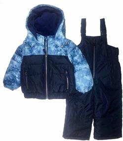 img 1 attached to OshKosh B_Gosh Toddler Snowbib Snowsuit Boys' Clothing