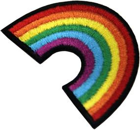 img 2 attached to 🏳️ Express Your Pride with EmbTao's Retro Love LGBT Embroidered Applique Patch