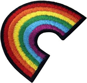 img 1 attached to 🏳️ Express Your Pride with EmbTao's Retro Love LGBT Embroidered Applique Patch