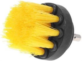 img 2 attached to 🧽 Power Scrubber Brush Cleaning Kit - All-Purpose Drill Brush Attachment Set for Bathroom Surfaces, Grout, Floor, Tub, Shower, Tile, Corners, Kitchen, Automotive, Grill - Compatible with Most Drills