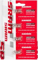 🔗 4 pack silver sram powerlink chain connector - optimized for 8-speed bicycles logo