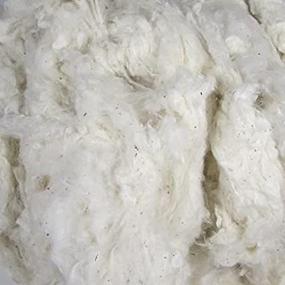 img 1 attached to 🌾 Organic Raw Cotton Fiber - A Pound of Natural Color