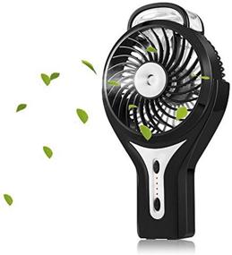 img 2 attached to 🌞 Sunneday 80007BK Misting Fan in Sleek Black for Optimal Refreshment and Cooling