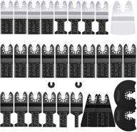 🔧 versatile oscillating tool blade set: 31 pcs multitool blades for wood, plastics, metal - compatible with dewalt, milwaukee, bosch, ridgid, craftsman & more! logo