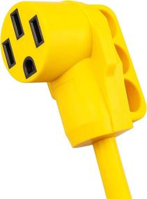 img 2 attached to MAXXHAUL 80708 Dogbone Electrical Adapter: 15Amp Male to 🔌 50 Amp Female with Handle - Easy Removal + RV Compatibility