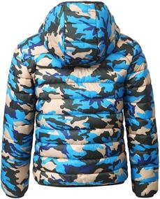img 2 attached to Rokka&amp;Rolla Boys' Reversible Lightweight Water Resistant Puffer Jacket Winter Coat with Hood