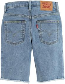 img 1 attached to 👖 Keanu Boys' Denim Shorts by Levis - Boys' Clothing for Shorts