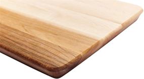 img 2 attached to 🍁 Premium Canadian Maple Cutting Board by Labell Boards – Angled Finish, 8x12x3/4" for Enhanced SEO