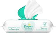 🧻 pampers sensitive wipes travel pack 56 count, (pack of 8): convenient and gentle cleaning on-the-go! logo