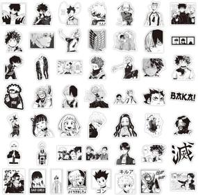 img 1 attached to 🎴 100PCS Popular Classic Anime Stickers for Laptop, Skateboard, Water Bottles & More - Perfect Gifts for Japanese Cartoon Fans!