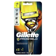 enhance your shaving experience with gillette proglide shield men's 1 razor handle + 2 blade refills logo