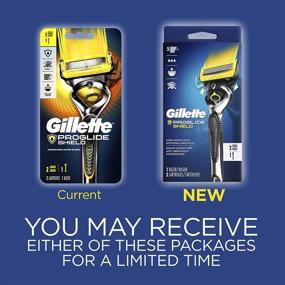 img 3 attached to Enhance Your Shaving Experience with Gillette ProGlide Shield Men's 1 Razor Handle + 2 Blade Refills