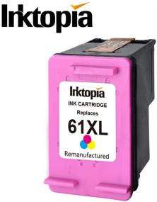 img 3 attached to Inktopia Remanufactured Replacement HP 61XL 61 XL Ink Cartridge 1 Tricolor, compatible with HP Envy 4500 4502 5530 5534, HP Deskjet 1000 1050 1512 2540 3050 3510, HP Officejet 2620 4630 4632 Printer