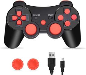 img 4 attached to 🎮 CFORWARD Wireless Rechargeable Gamepad Double Vibration Remote for PS3 - PS3 Controller, Joystick