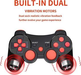 img 3 attached to 🎮 CFORWARD Wireless Rechargeable Gamepad Double Vibration Remote for PS3 - PS3 Controller, Joystick