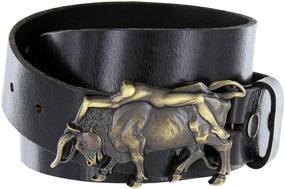 img 4 attached to 👗 Smiling Buckle: A One-of-a-Kind Leather Women's Belt Accessory