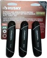 husky 9-piece 8-piece metric folding tool set логотип