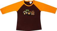 boys' football turkey raglan tshirt for thanksgiving logo