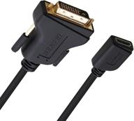 🔌 dvi в hdmi двунаправленный переходник с золотым покрытием: benfei dvi-d мужской разъем в hdmi женский разъем с качественным кабелем логотип