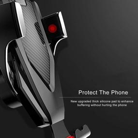 img 2 attached to 📱 Cutting-Edge 10W Wireless Car Charger Mount for iPhone Xs/Xs Max/XR/X/8/8 Plus & Samsung Galaxy S10/S10+/S9/S9+/S8/S8+ - Intelligent Sensing & Automatic Clamping