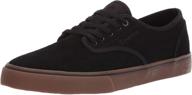 👟 top-rated emerica standard skateboard shoes: athletic black men's footwear логотип