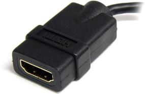 img 3 attached to 🔌 StarTech.com Micro HDMI to HDMI Adapter - Ultra HD 4K 30Hz Video - High Speed Type-D to HDMI Converter - M/F - For HDMI Monitors, TVs & Displays (HDADFM5IN)