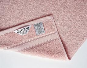 img 2 attached to 🛀 Premium Blush Bathroom Towel Set - 4 Piece Soft Cotton Towels for Quick Dry and Extra Absorbency