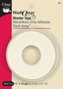 img 4 attached to 📦 Dritz Wash Away Wonder Tape: Efficient White 1/4" x 10 Yards Solution