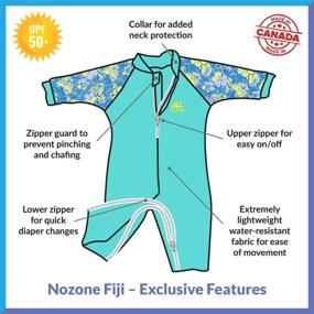 img 2 attached to Nozone Boys' Protective Swimsuit for Hunters - Swim Clothing for All Months