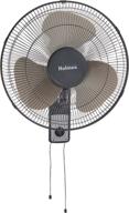 efficient cooling solution: holmes 16 inch oscillating wall-mountable fan, black (hmf1611a-um) logo