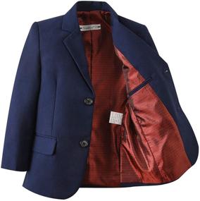 img 2 attached to Stylish YuanLu Boys' Formal Suits: Blazer Jacket Coat for Kids