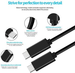 img 2 attached to 🔌 CBUS 5A 100W USB-C Cable: Fast Charge, PD Compatible with MacBook Pro, iPad Pro, 4K/5K Displays