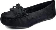 👦 comfortable and cute: blueberry lining moccasin slippers moc 07k boys' shoes logo