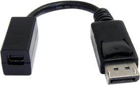 img 4 attached to 🔌 StarTech.com 6in DisplayPort to Mini DisplayPort Cable - 4K UHD Video - Male to Female Adapter - DP to mDP 1.2 Extension Cable