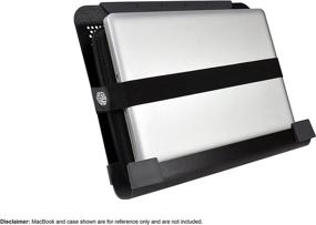 img 1 attached to 🔥 Cooler Master NotePal U3 PLUS Laptop Kühler: Powerful 3 Moving 80mm Fans, Protective Carry Case, Ergonomic Aluminum Frame - Sleek Black