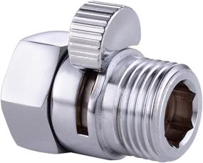 img 4 attached to KES K1140B-CH: High-Quality G1/2 Brass Shower Head Shut Off Valve for Precise Water Flow Control - Chrome Finish