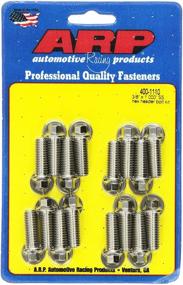 img 1 attached to 💪 Enhance Performance and Durability with ARP 4001110 Stainless 300 Hex Header Bolt Kit - Pack of 16